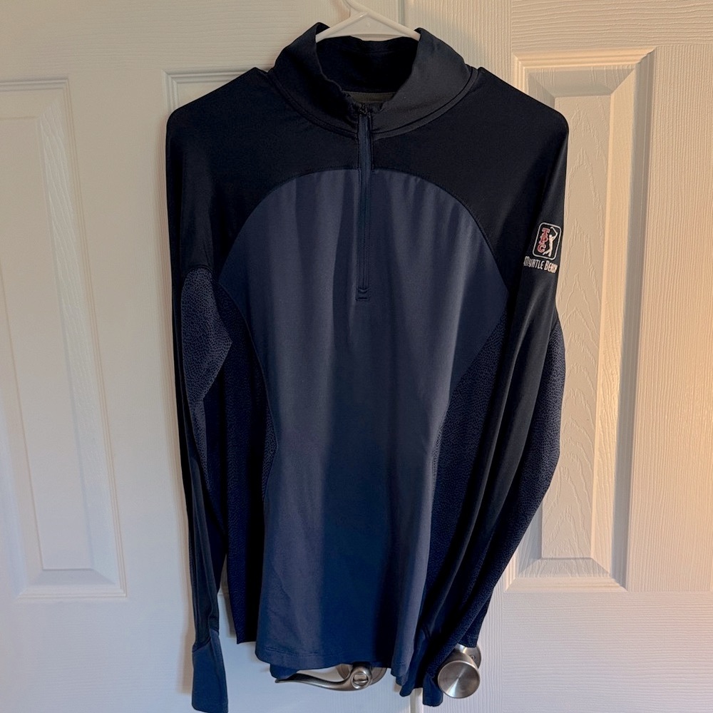 Under Armour Blue and Navy “TPC Myrtle Beach” Quarter-Zip Pullover
